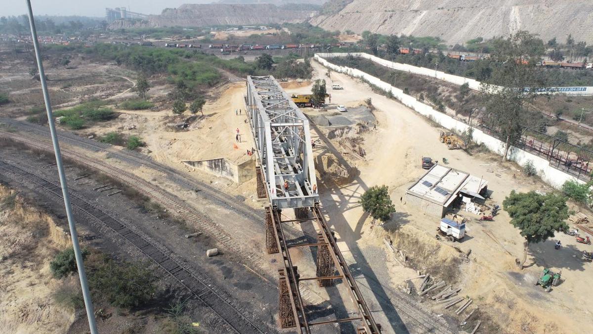 61m Open Web Girder ground level